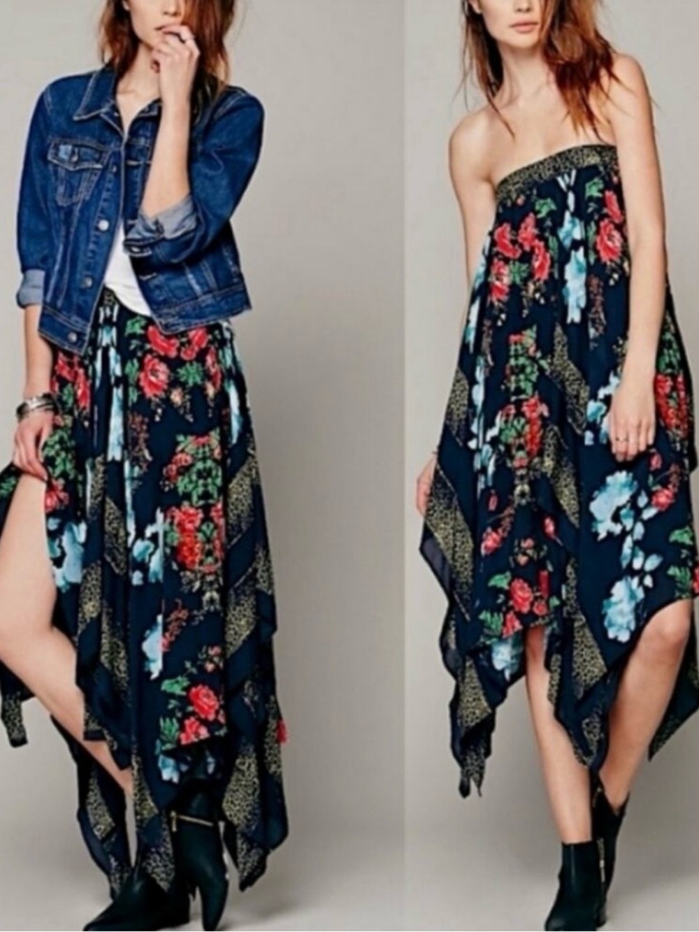 Free People Asymmetrical Skirt